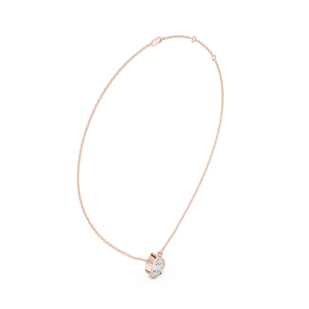Pear Solitaire Pendant