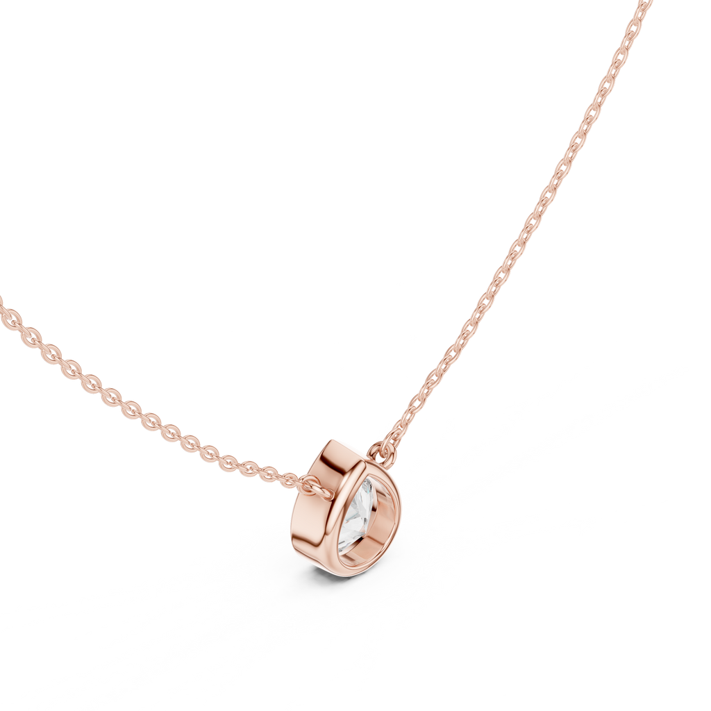 Pear Solitaire Pendant