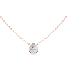 Load image into Gallery viewer, Pear Solitaire Pendant