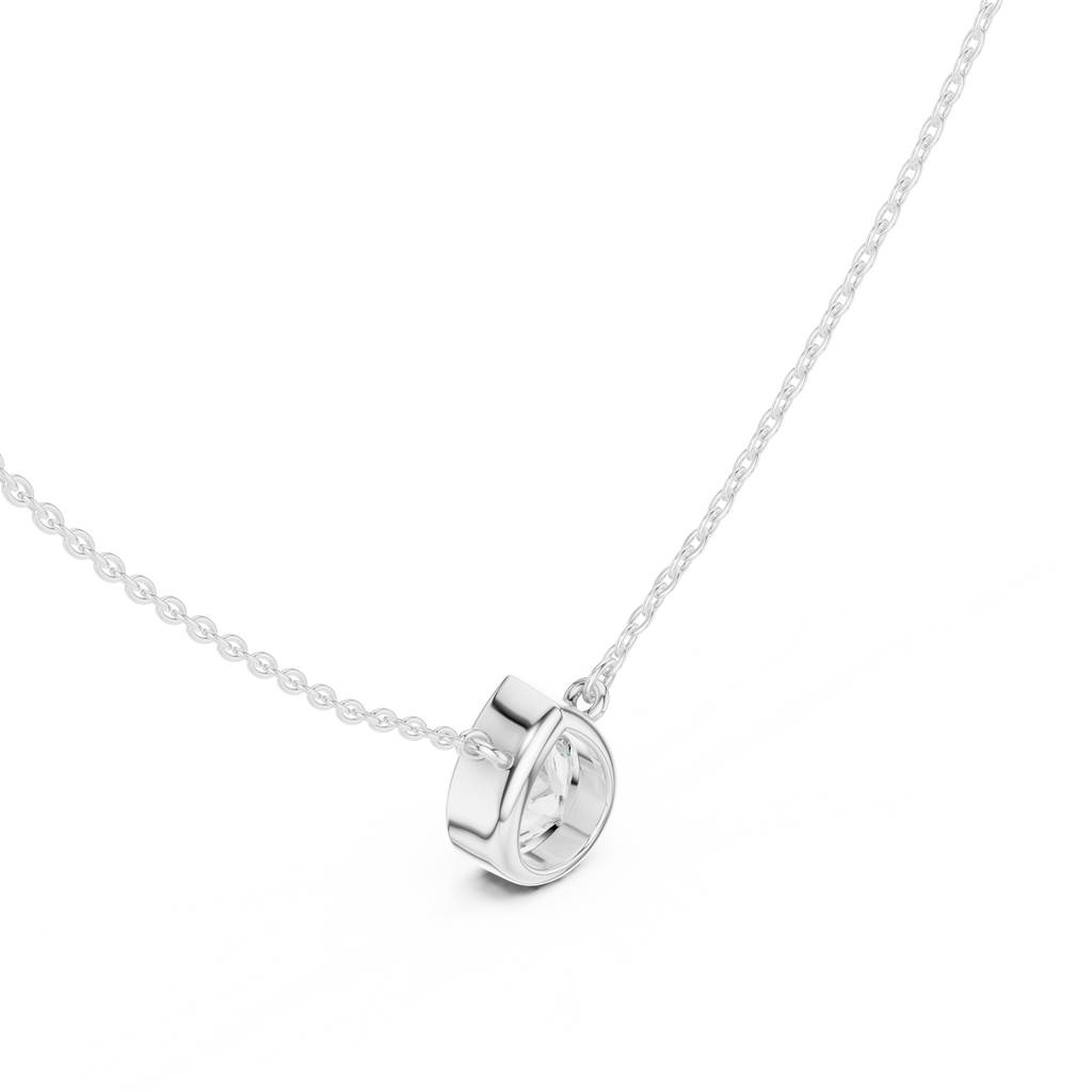 Pear Solitaire Pendant