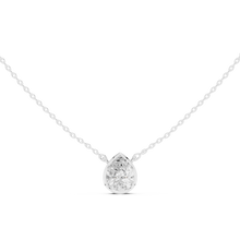 Load image into Gallery viewer, Pear Solitaire Pendant
