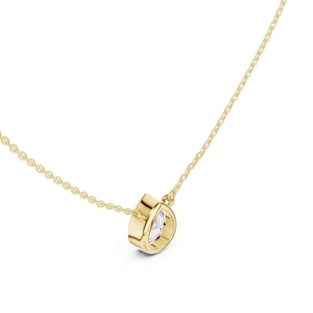 Pear Solitaire Pendant