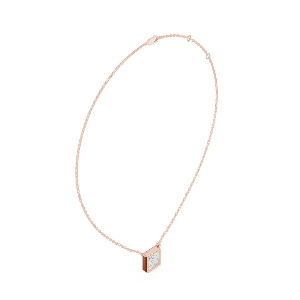 Princess Solitaire Pendant