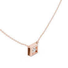 Load image into Gallery viewer, Princess Solitaire Pendant