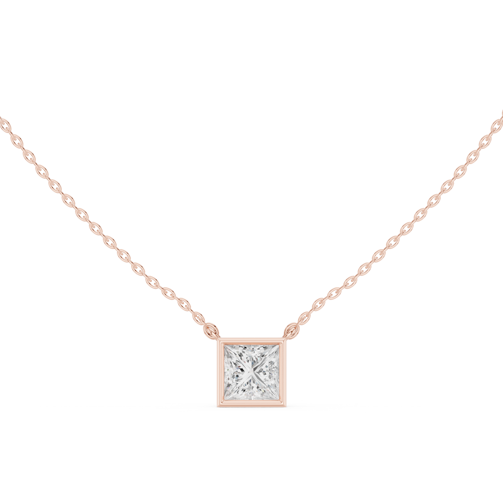 Princess Solitaire Pendant