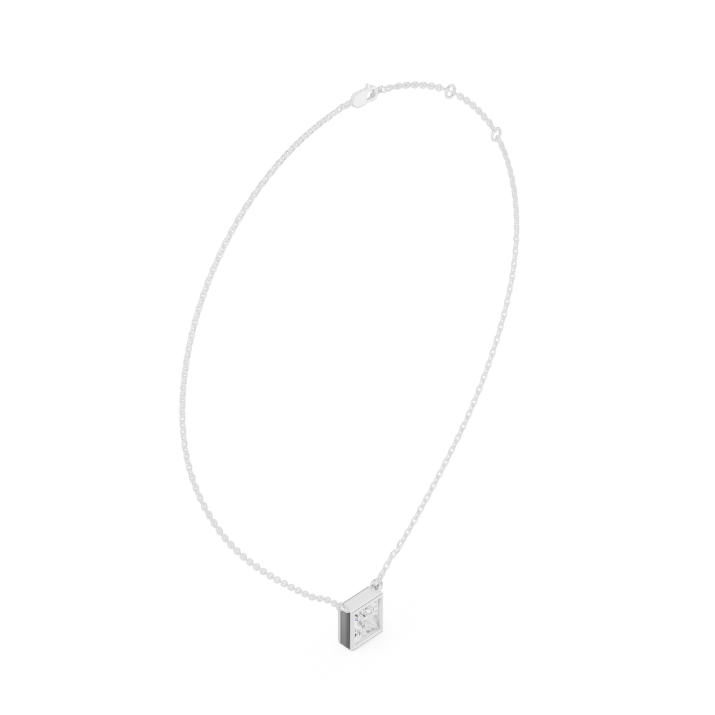 Princess Solitaire Pendant