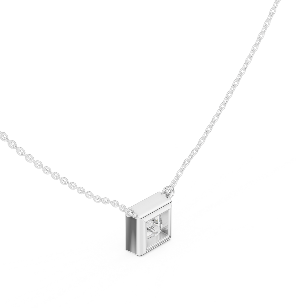 Princess Solitaire Pendant