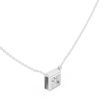 Load image into Gallery viewer, Princess Solitaire Pendant