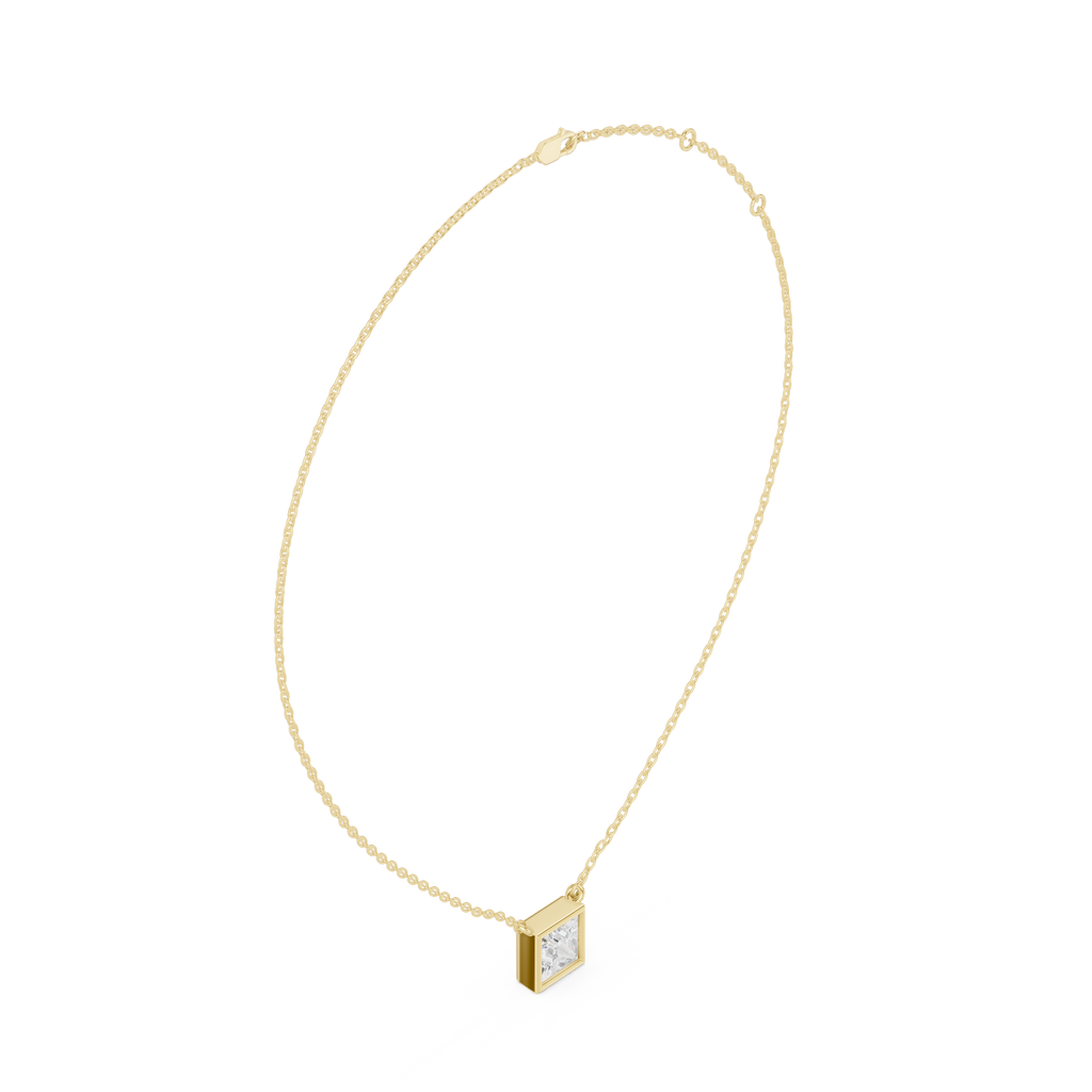 Princess Solitaire Pendant