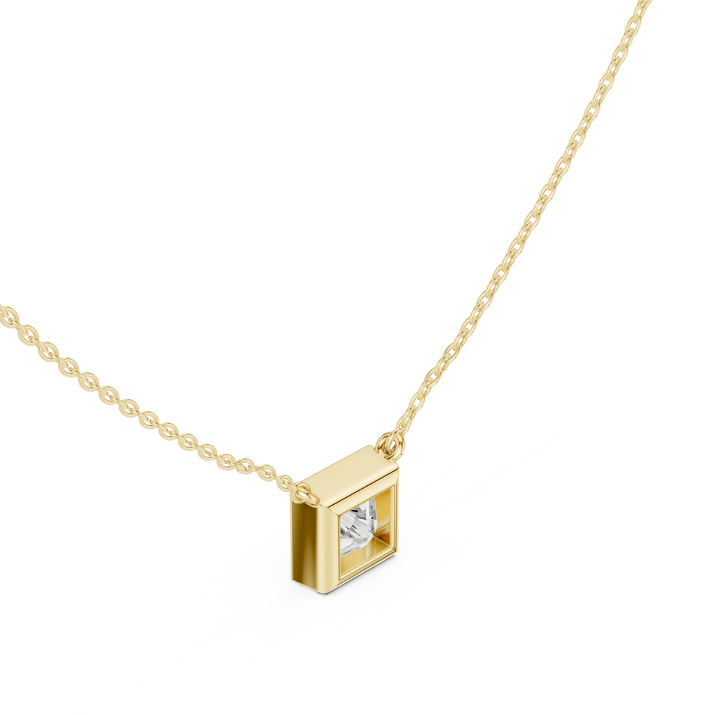 Princess Solitaire Pendant