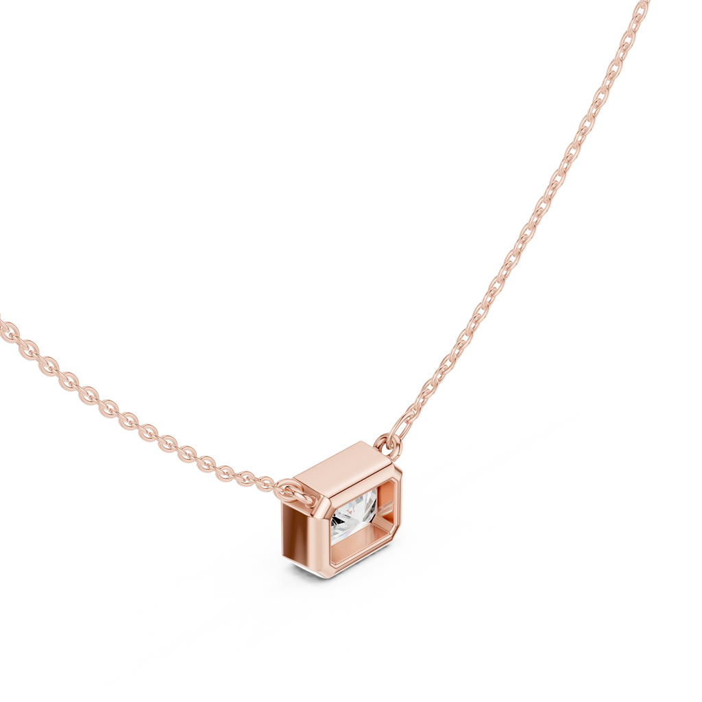 Radiant Solitaire Pendant