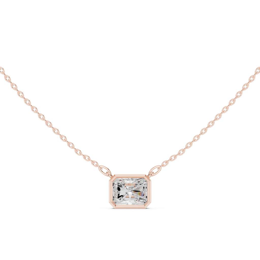Radiant Solitaire Pendant