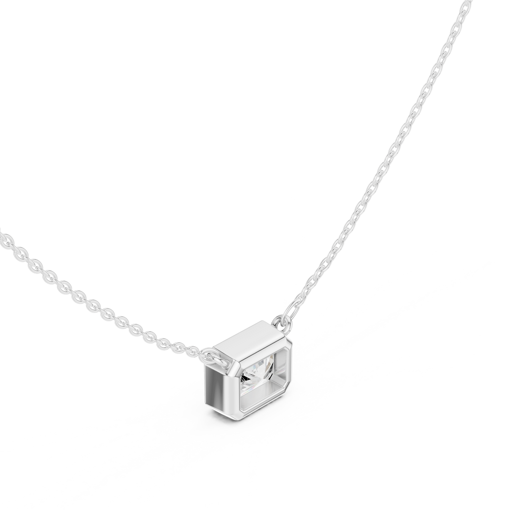 Radiant Solitaire Pendant