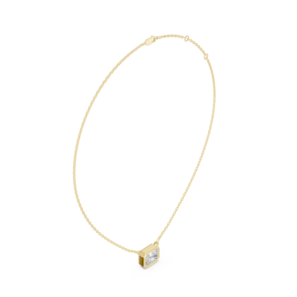Radiant Solitaire Pendant