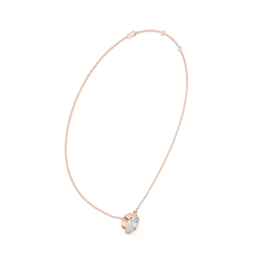 Round Solitaire Pendant