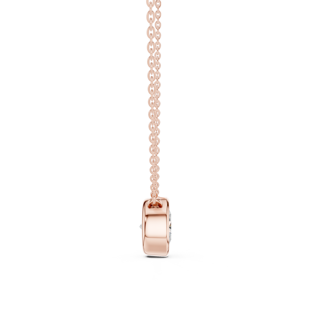 Round Solitaire Pendant
