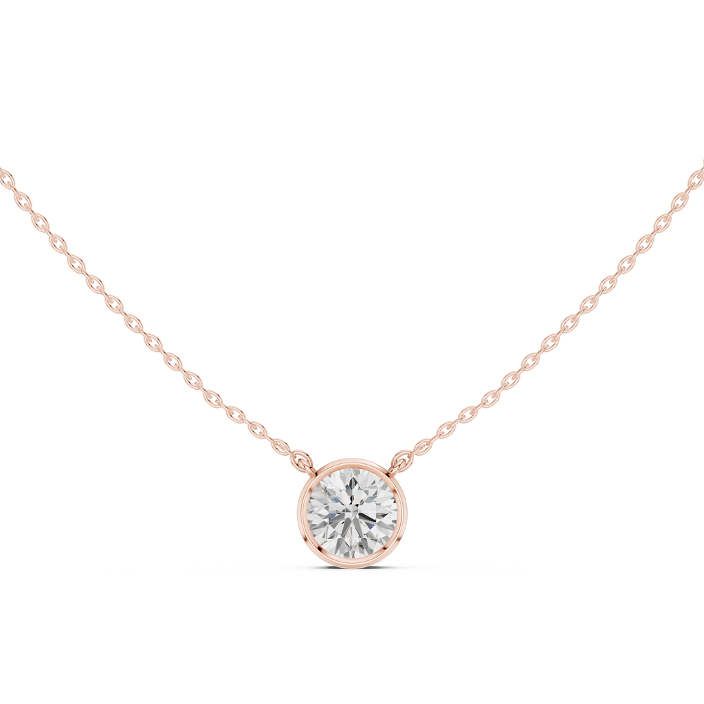 Round Solitaire Pendant