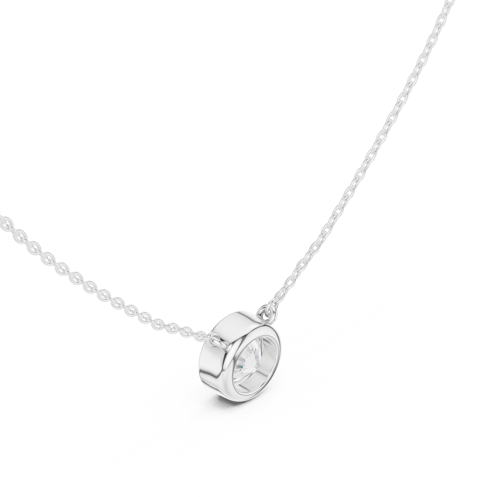 Round Solitaire Pendant