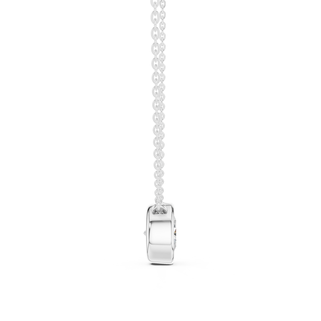 Round Solitaire Pendant