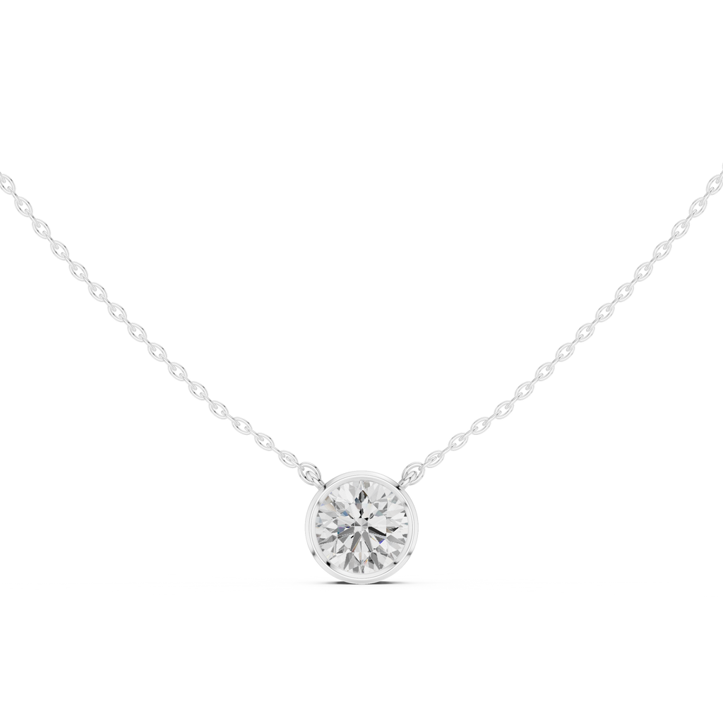 Round Solitaire Pendant