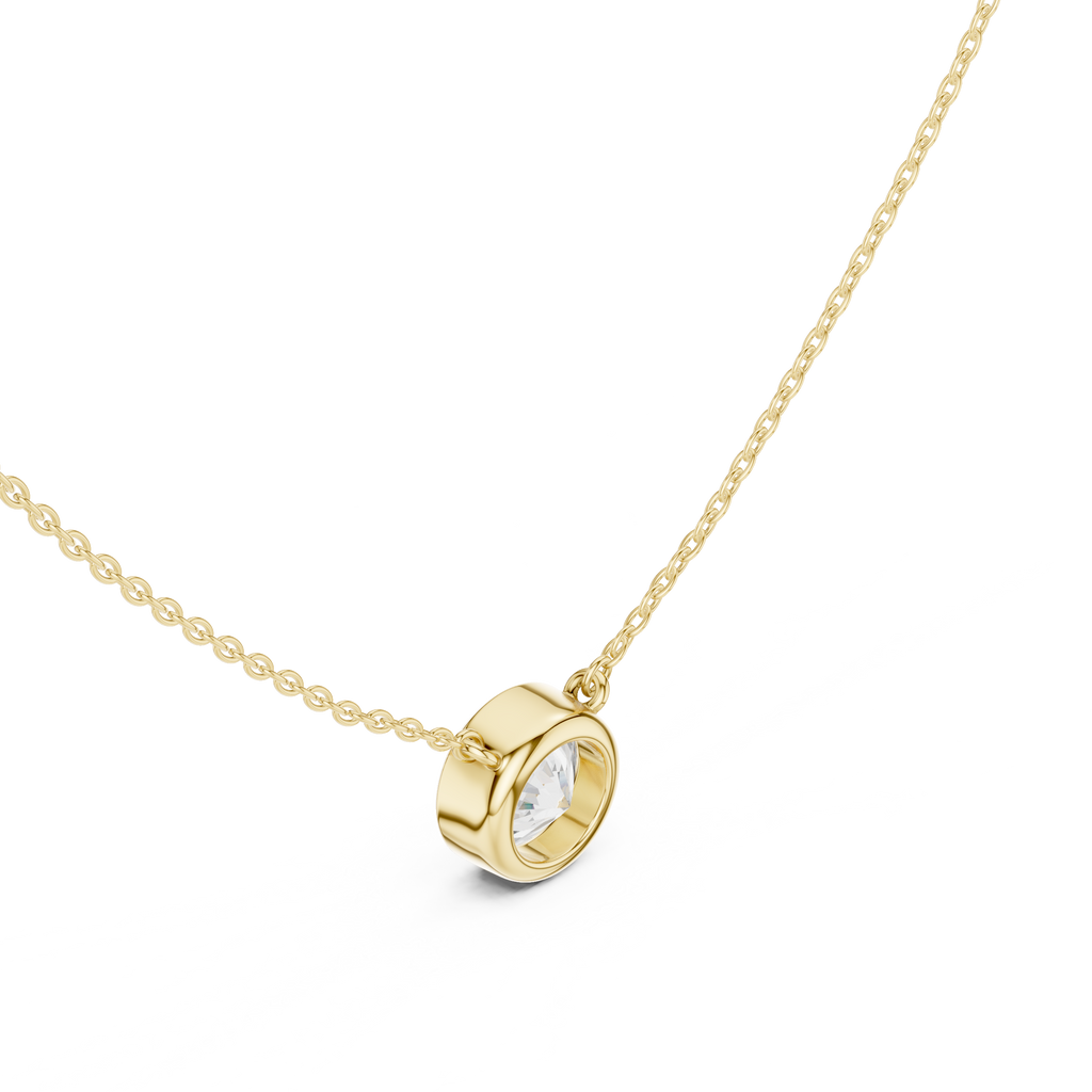 Round Solitaire Pendant