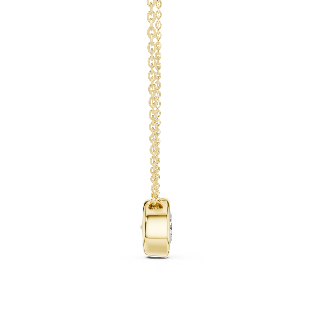 Round Solitaire Pendant