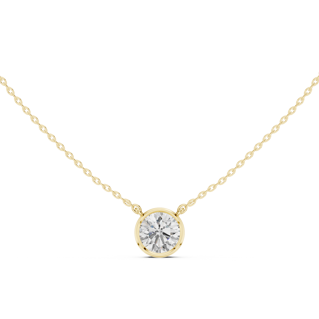 Round Solitaire Pendant