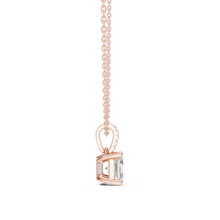 Load image into Gallery viewer, Asscher Solitaire Pendant
