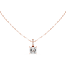 Load image into Gallery viewer, Asscher Solitaire Pendant