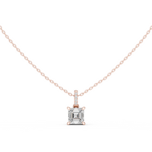 Load image into Gallery viewer, Asscher Solitaire Pendant