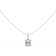 Load image into Gallery viewer, Asscher Solitaire Pendant