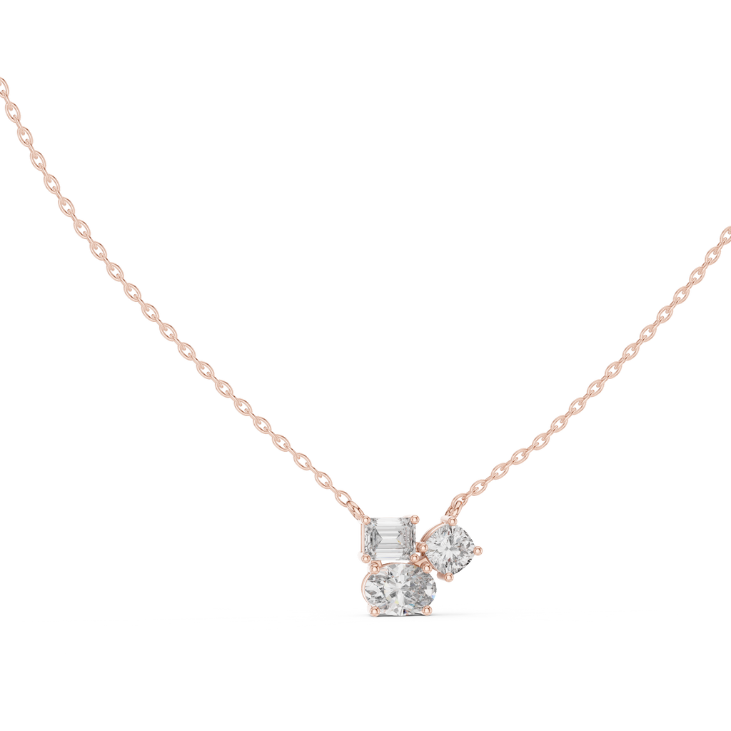 Triple Diamond Pendant