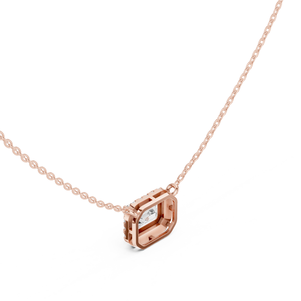 Emerald Halo Pendant
