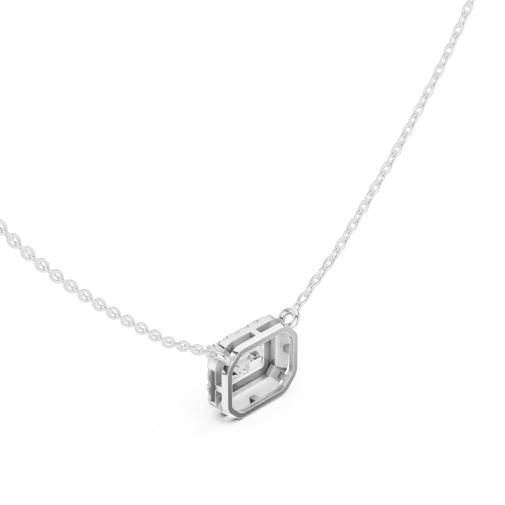 Emerald Halo Pendant