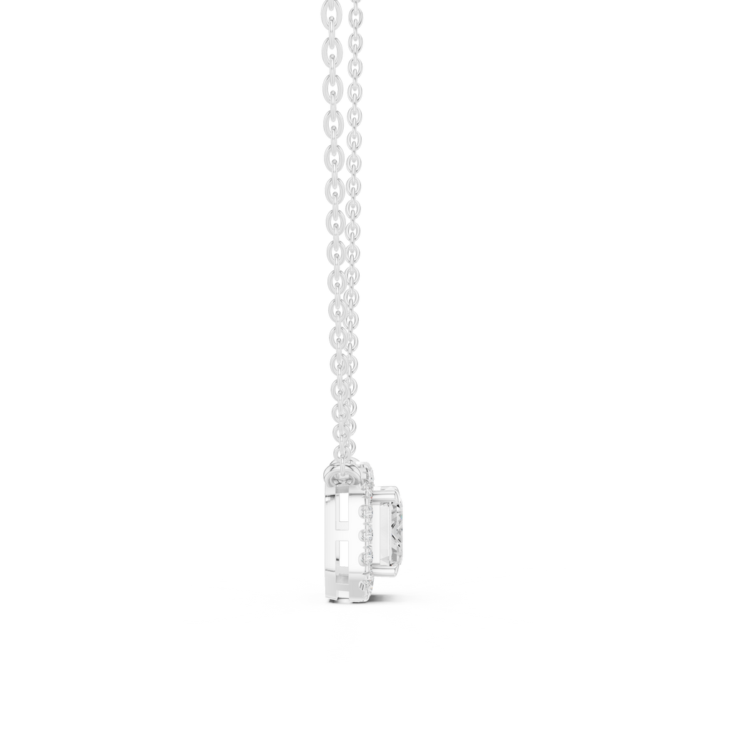 Emerald Halo Pendant