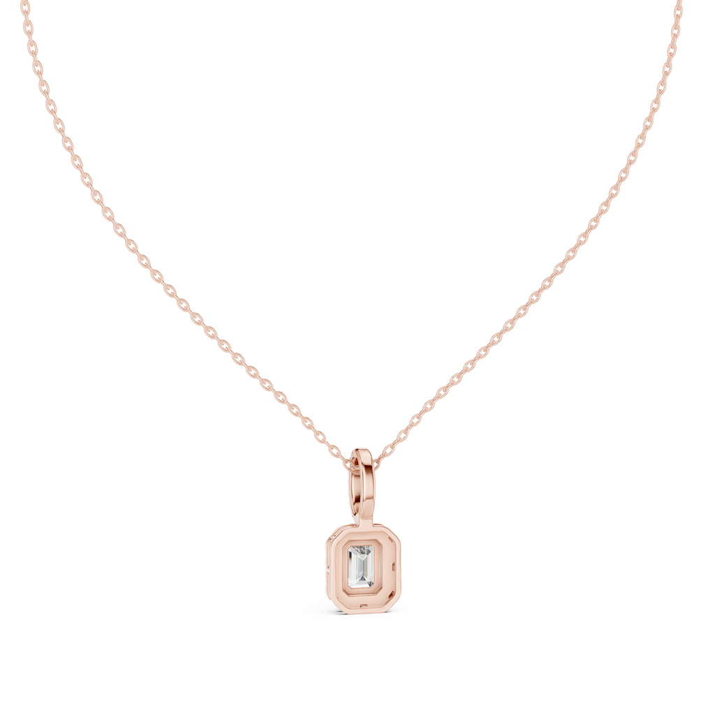 Emerald Halo Pendant