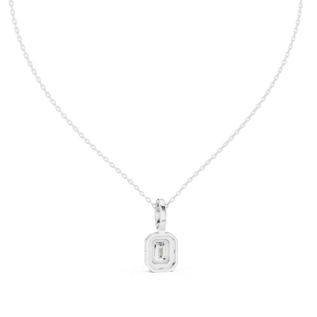 Emerald Halo Pendant