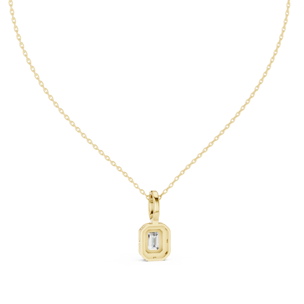 Emerald Halo Pendant