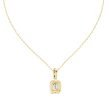 Load image into Gallery viewer, Emerald Halo Pendant