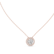 Load image into Gallery viewer, Round Halo Pendant