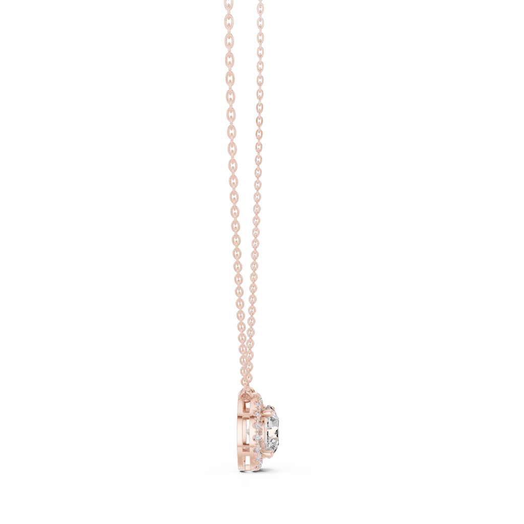 Cushion Halo Pendant