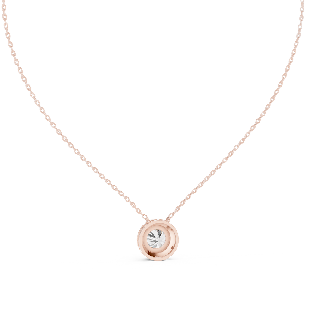 Round Halo Pendant