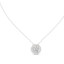 Load image into Gallery viewer, Round Halo Pendant