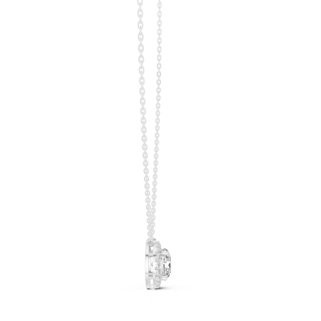 Cushion Halo Pendant