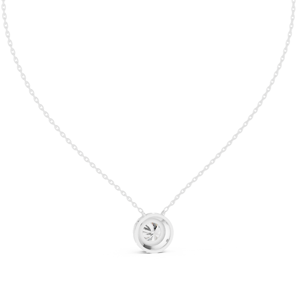 Round Halo Pendant