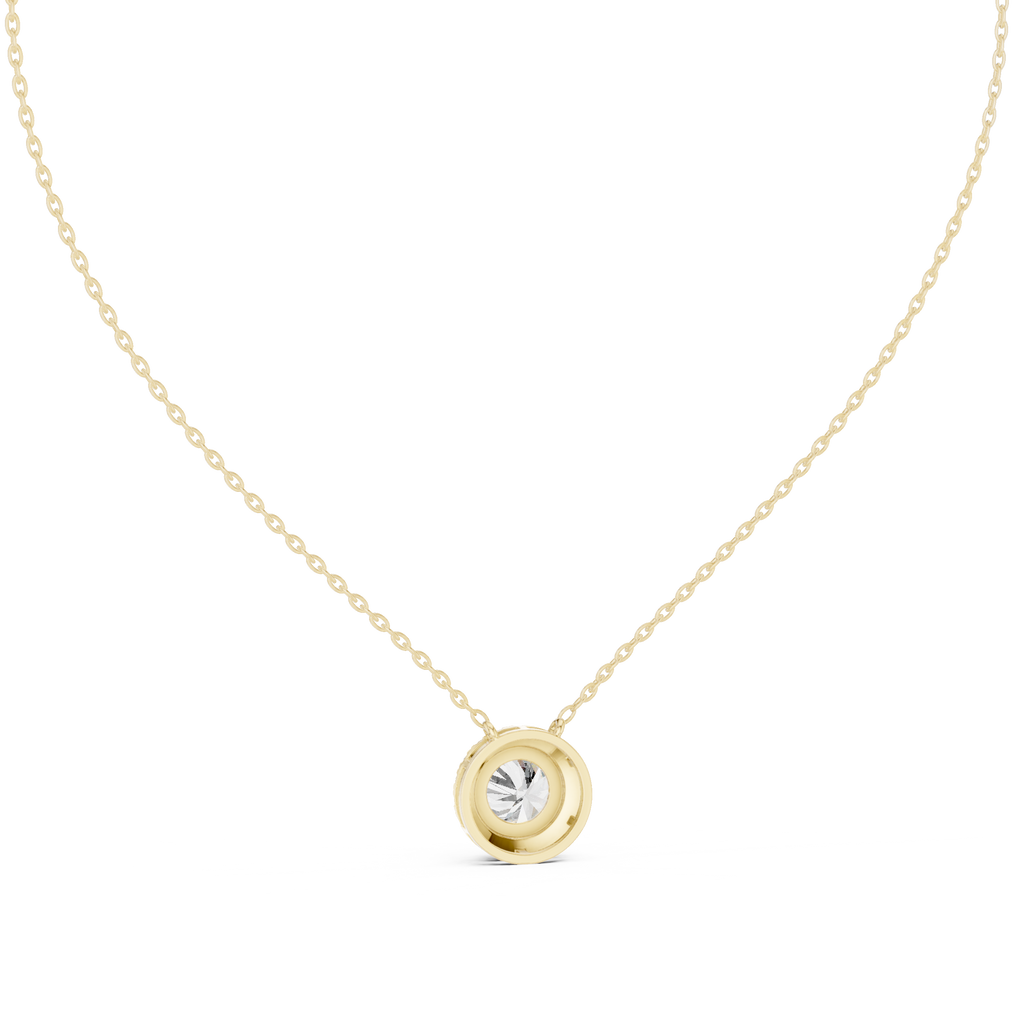 Round Halo Pendant