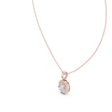Load image into Gallery viewer, Round Halo Pendant