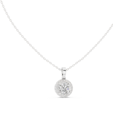 Load image into Gallery viewer, Round Halo Pendant