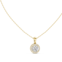 Load image into Gallery viewer, Round Halo Pendant