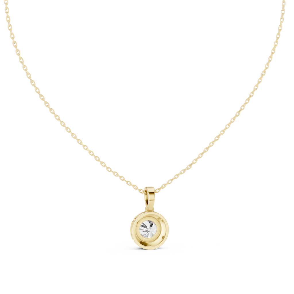 Round Halo Pendant
